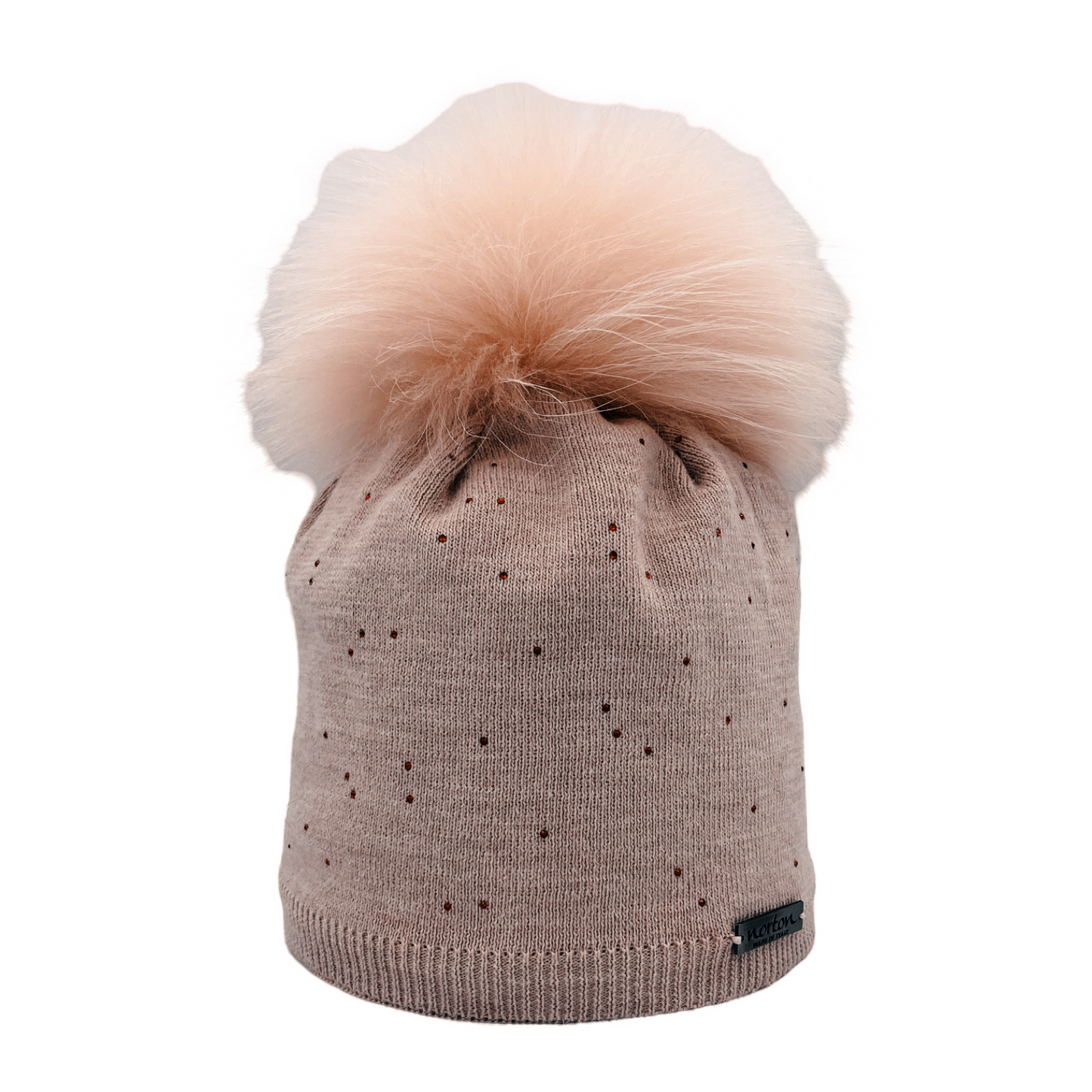 8368 - Mütze aus Merino Wolle mit Strass
