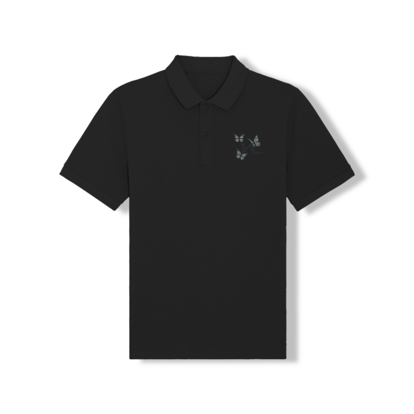 Women's Polo Shirt – Butterfly Embroidery