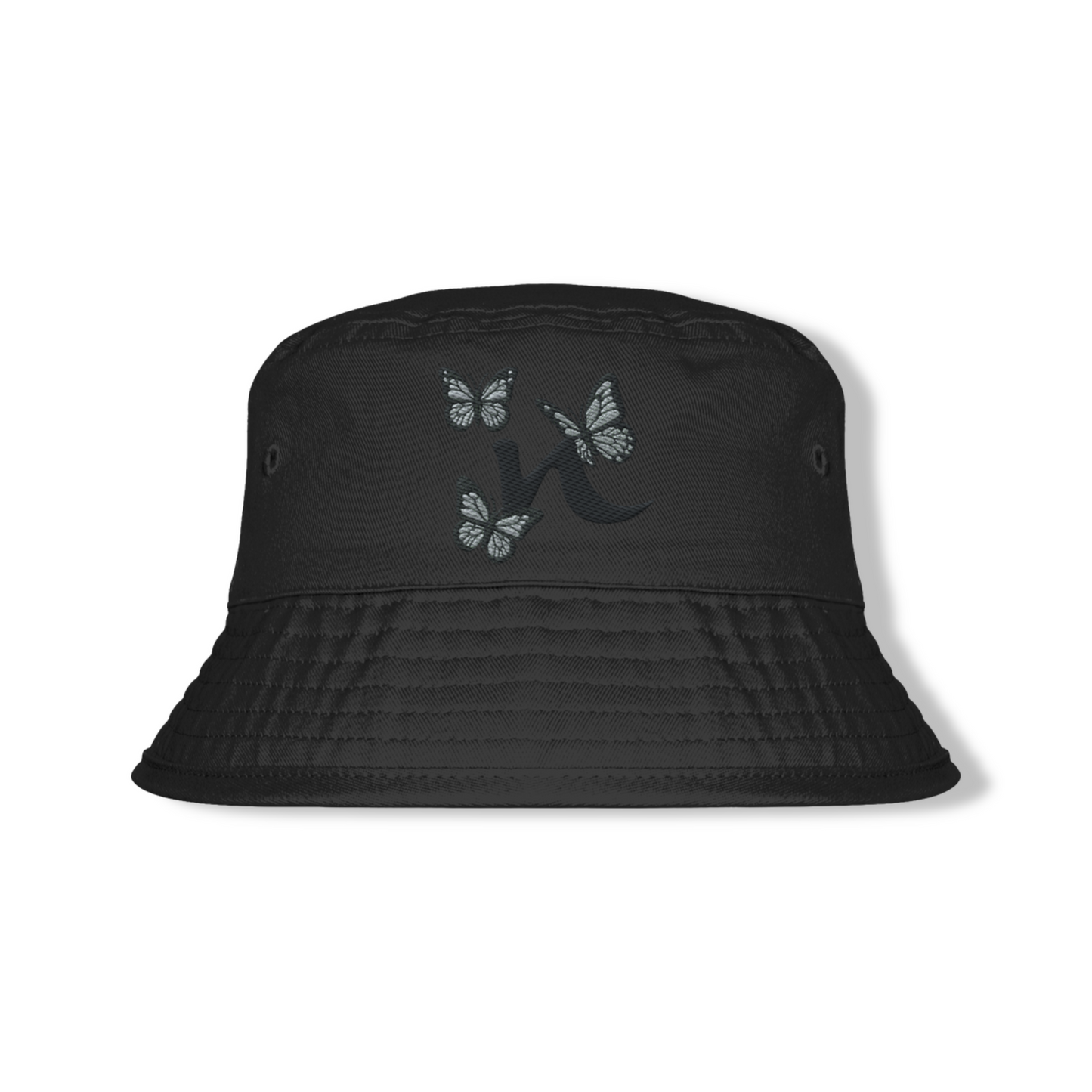 Women's Bucket Hat – Butterfly Embroidery