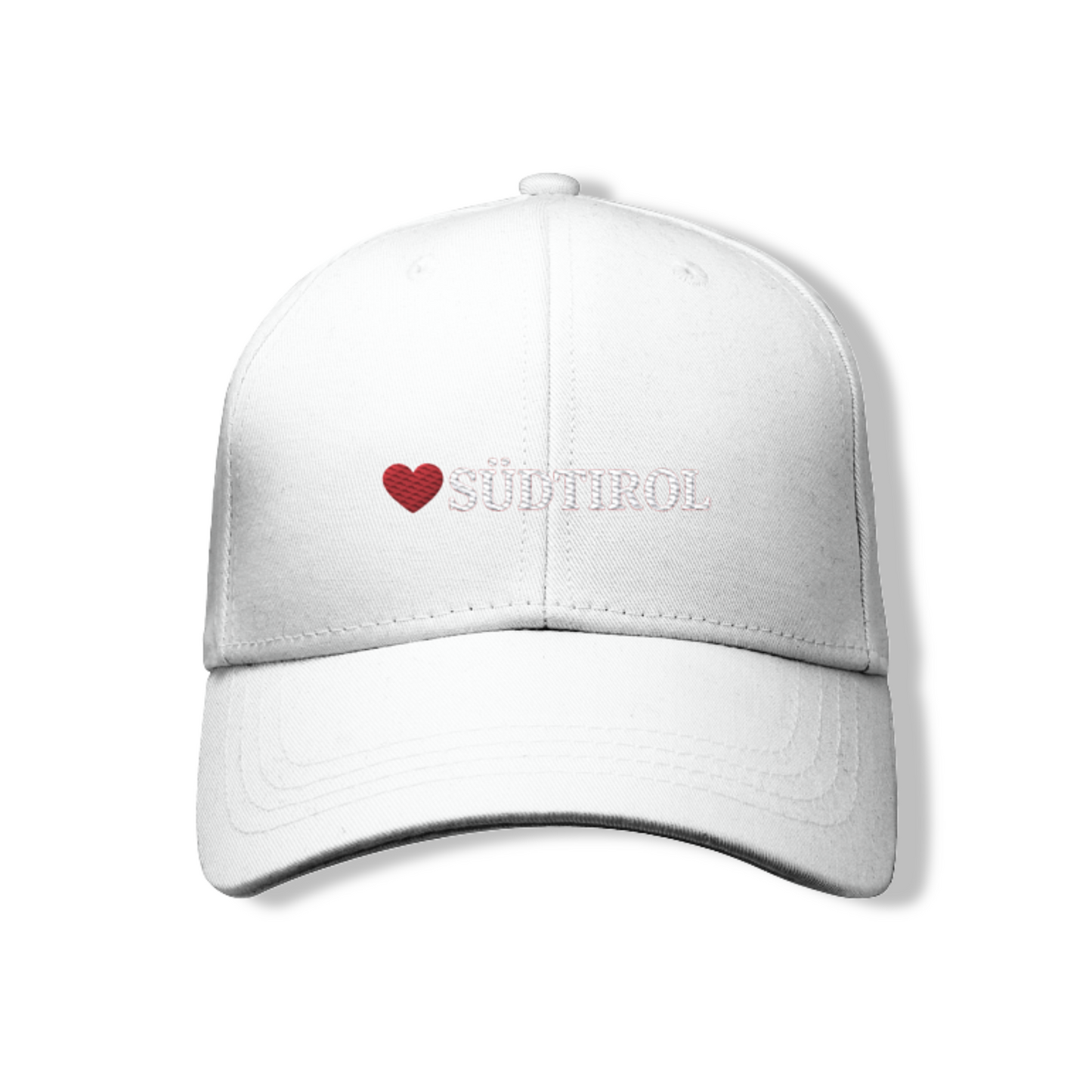 Women's Cotton Cap – “Südtirol” & Heart Embroidery