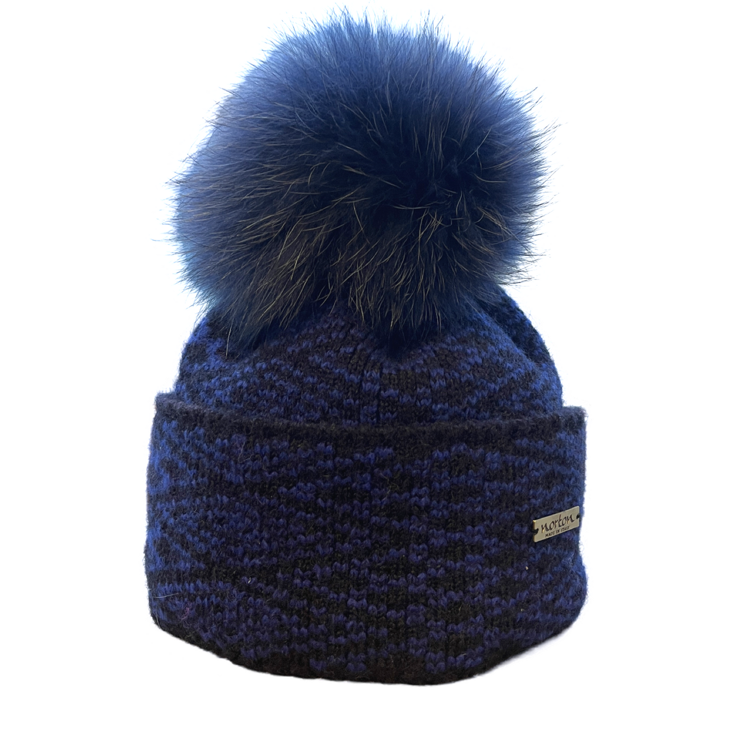 8720 - beanie in mohair with bobble