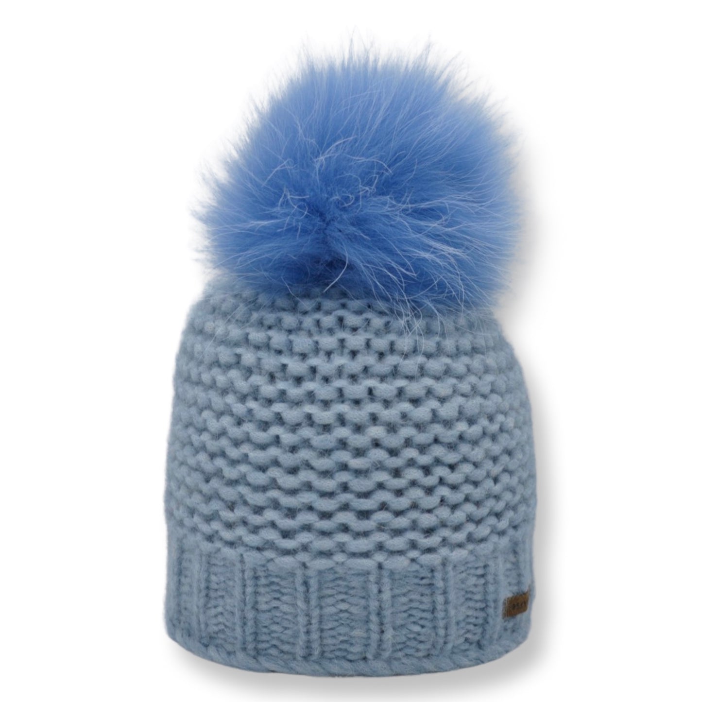 7327 - bonnet en laine d'alpaga avec pompon