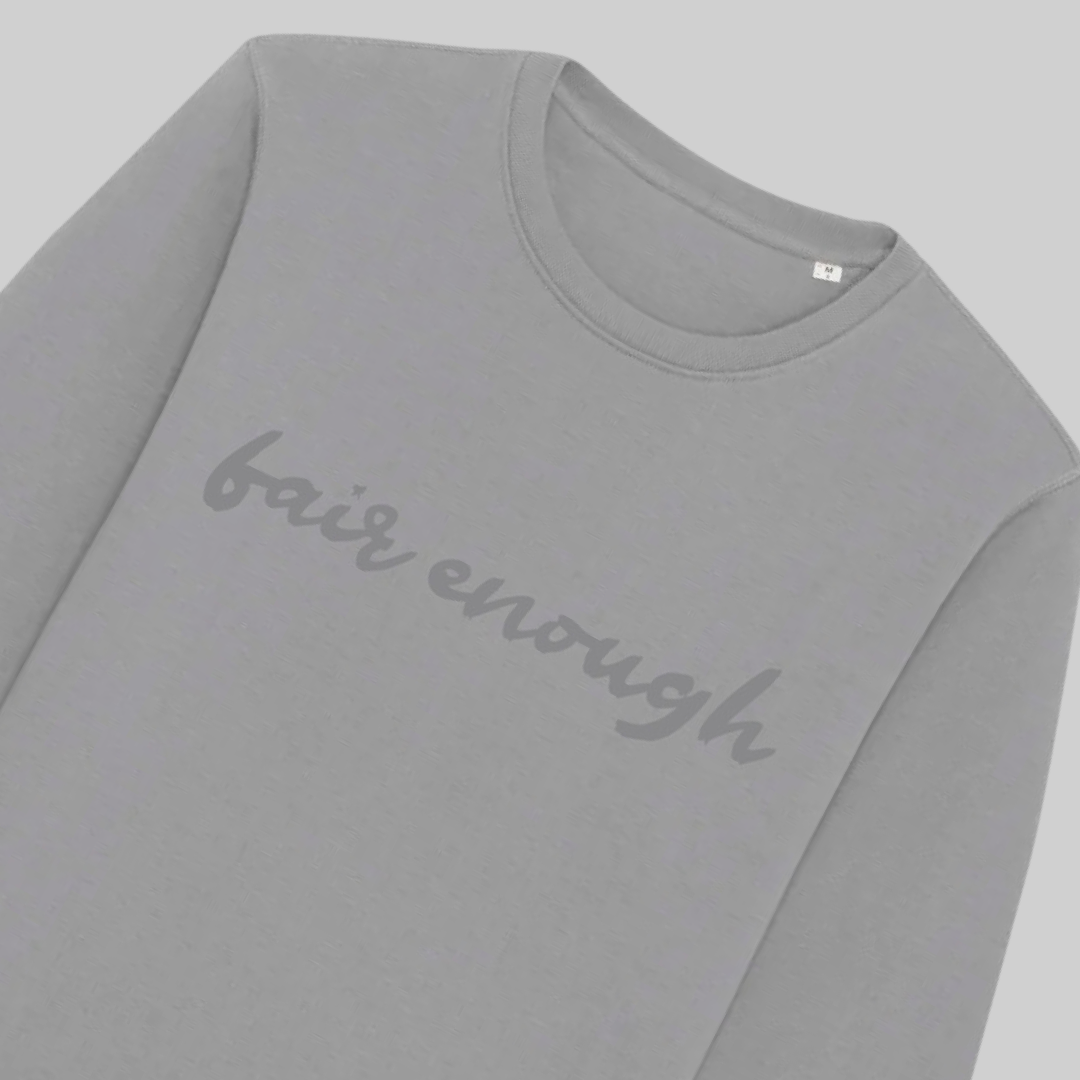 Damen-Sweater aus Bio-Baumwolle – „fair enough“