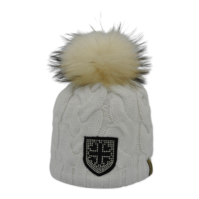 7868 - beanie with patch strass