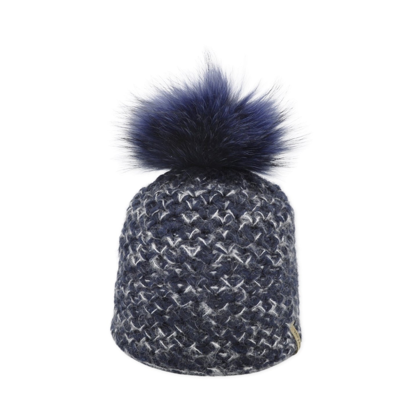 8055 - berretto in merino wool with bobble