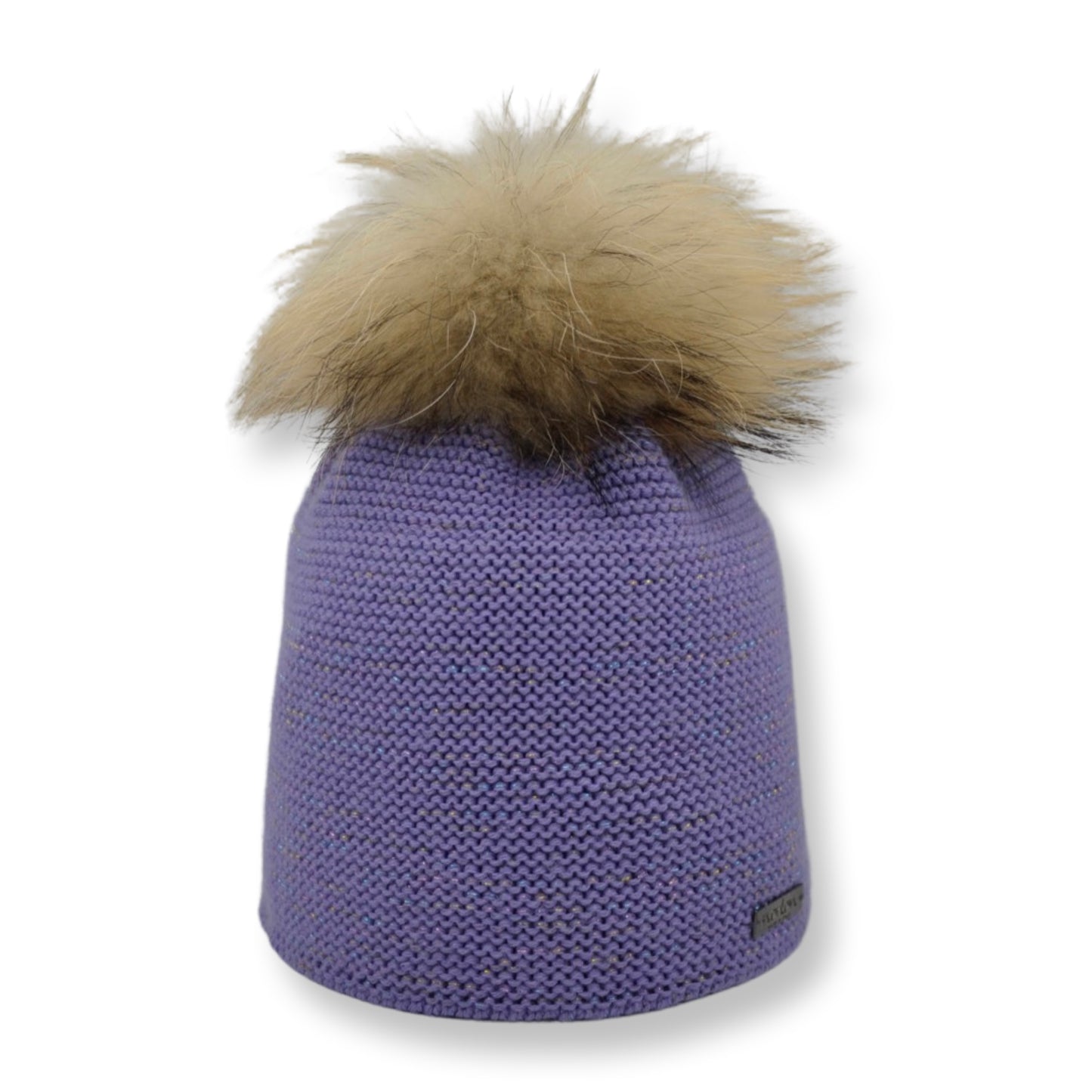 8207 - beanie in merino wool with multicolour lurex