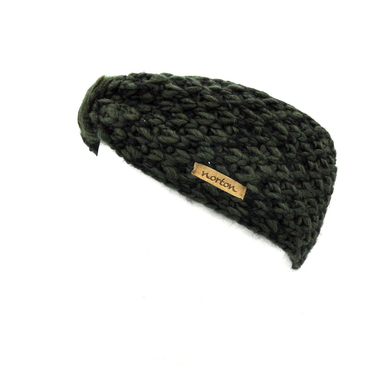 8255 - Stirnband aus Merino Wolle