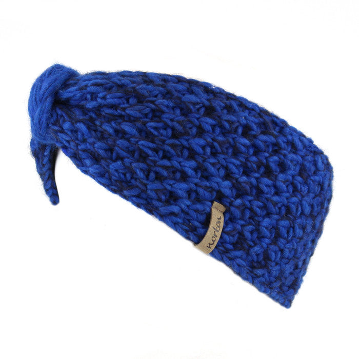 8255 - Stirnband aus Merino Wolle