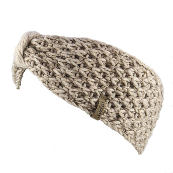 8255 - Stirnband aus Merino Wolle
