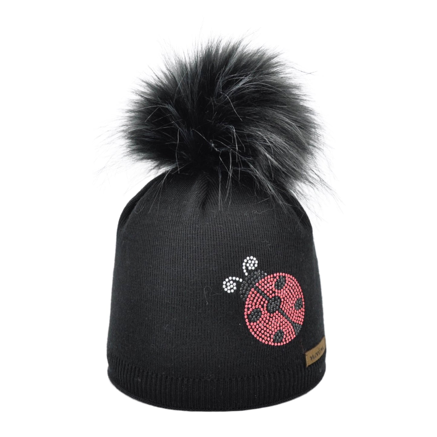 8267JR - beanie for kids with strass