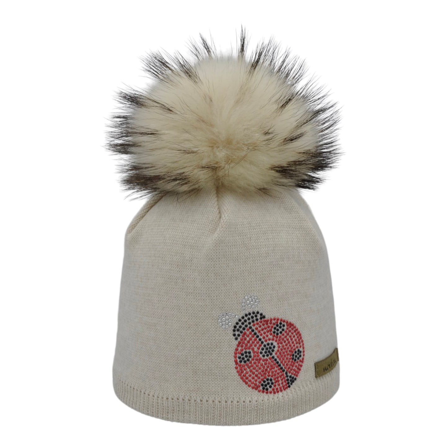 8267JR - beanie for kids with strass