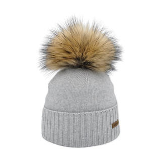 8476 - Norton Women’s Cashmere Beanie with Bobble