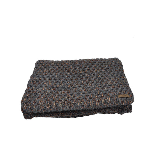 8742 - Schal für Damen mit Merinowolle und Glitzerfaden