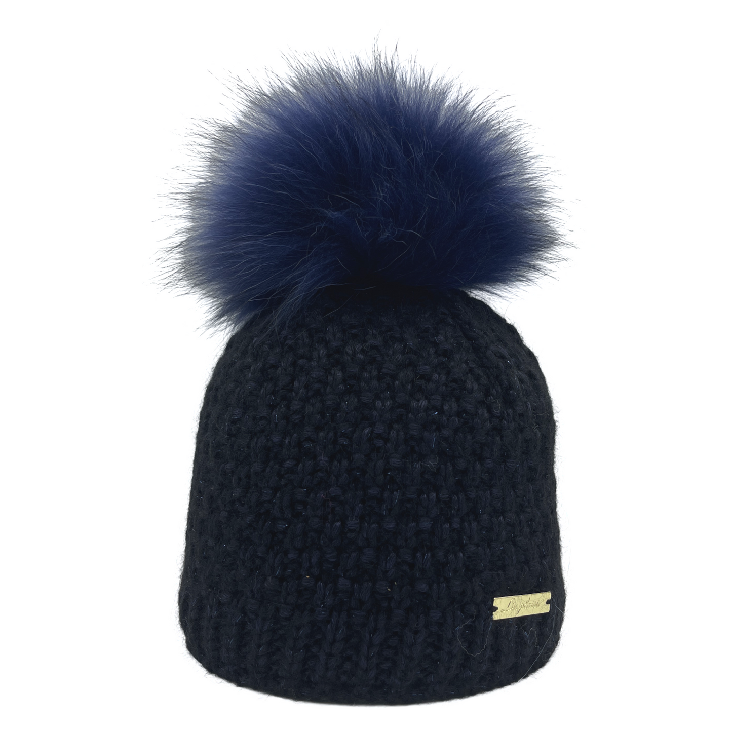 8822 - Norton Beanie in Glitter Wool with Bobble