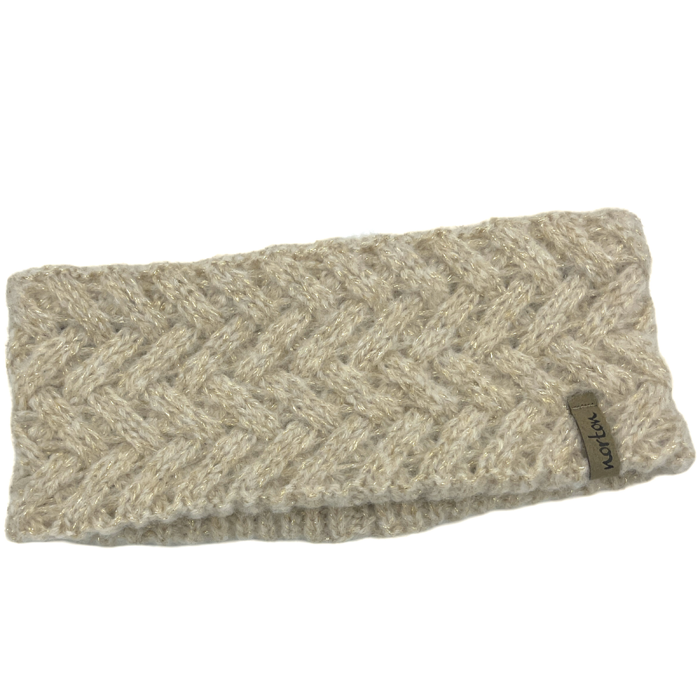 1220 headband in merino wool with lurex