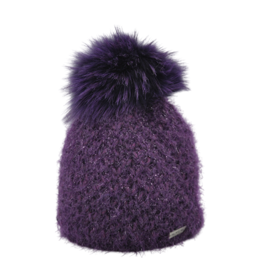 8819 - beanie with lurex and bobble