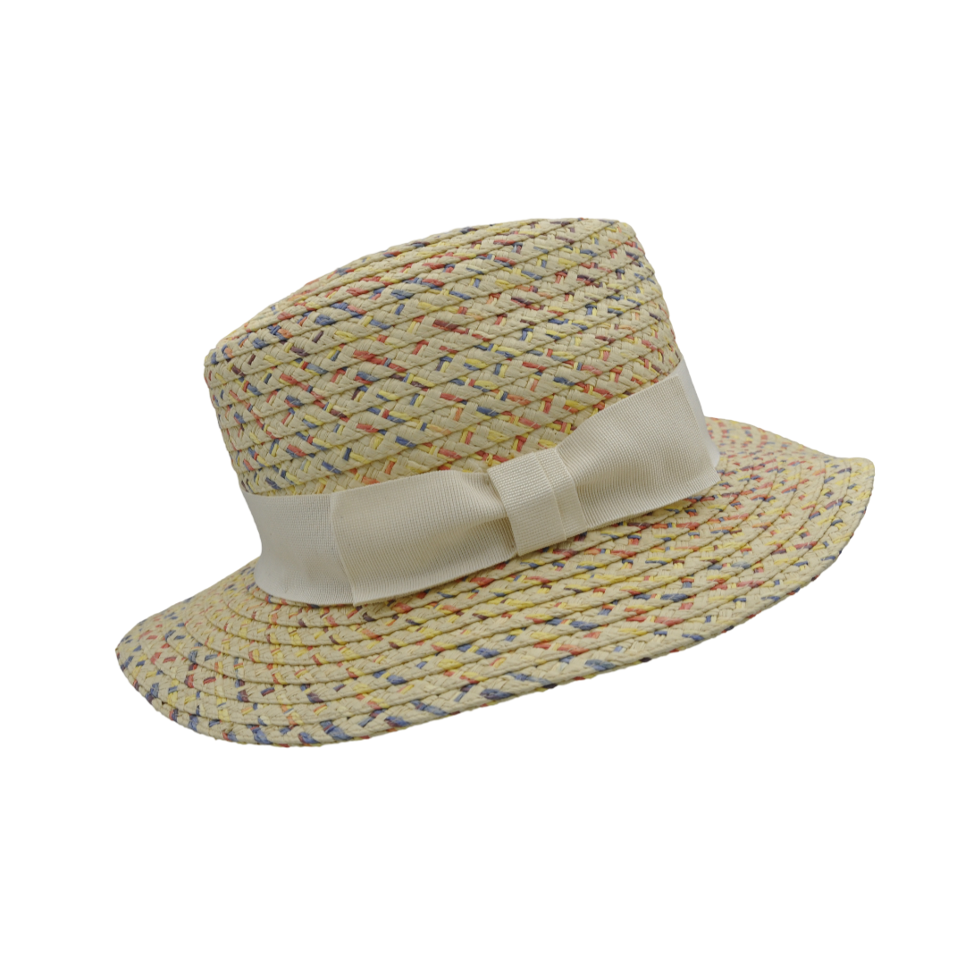 2437 - chapeau en papier coloré