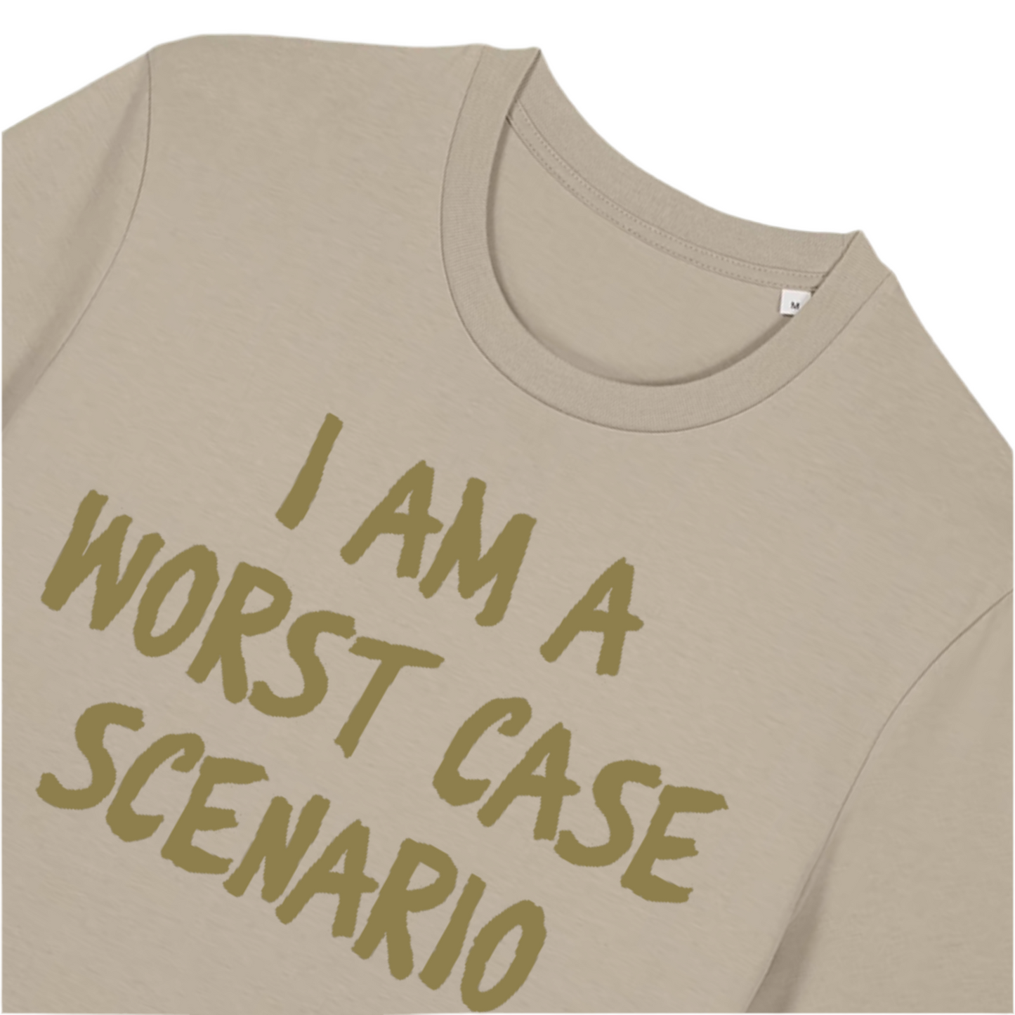 Unisex-Shirt aus Premium Bio-Baumwolle – „ worst case“