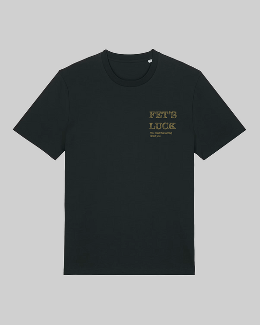 Herren-Shirt aus Premium Baumwolle – „ Fetz luck“