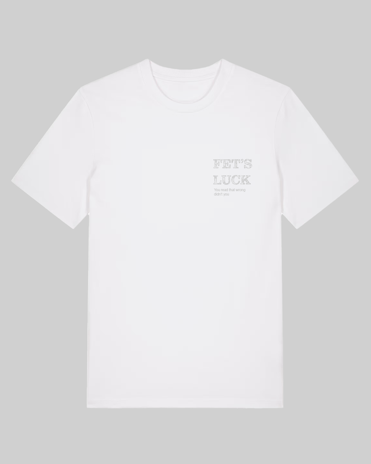 Herren-Shirt aus Premium Baumwolle – „ Fetz luck“