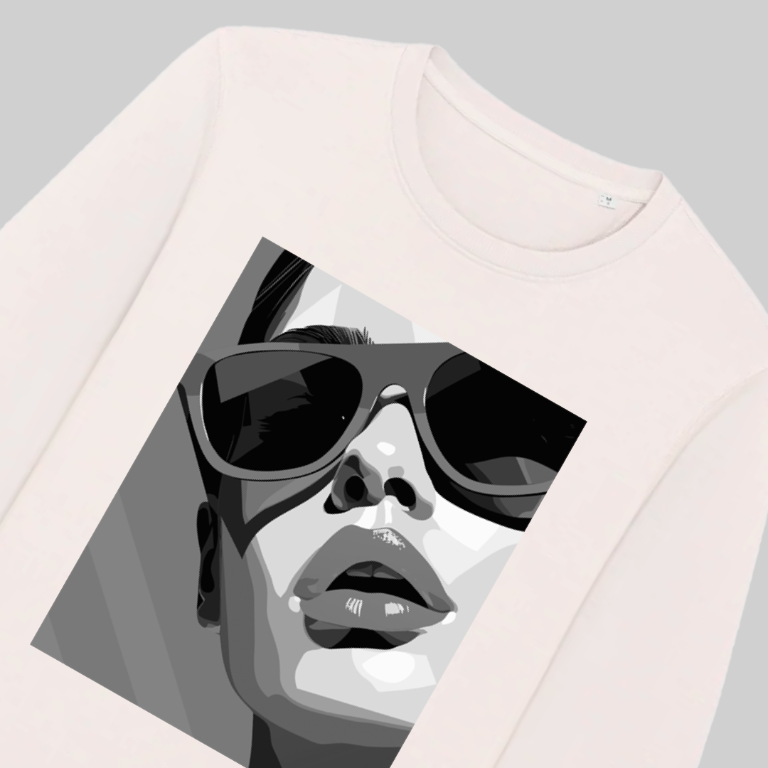 Damen-Sweater aus Premium-Baumwolle – „epic woman“