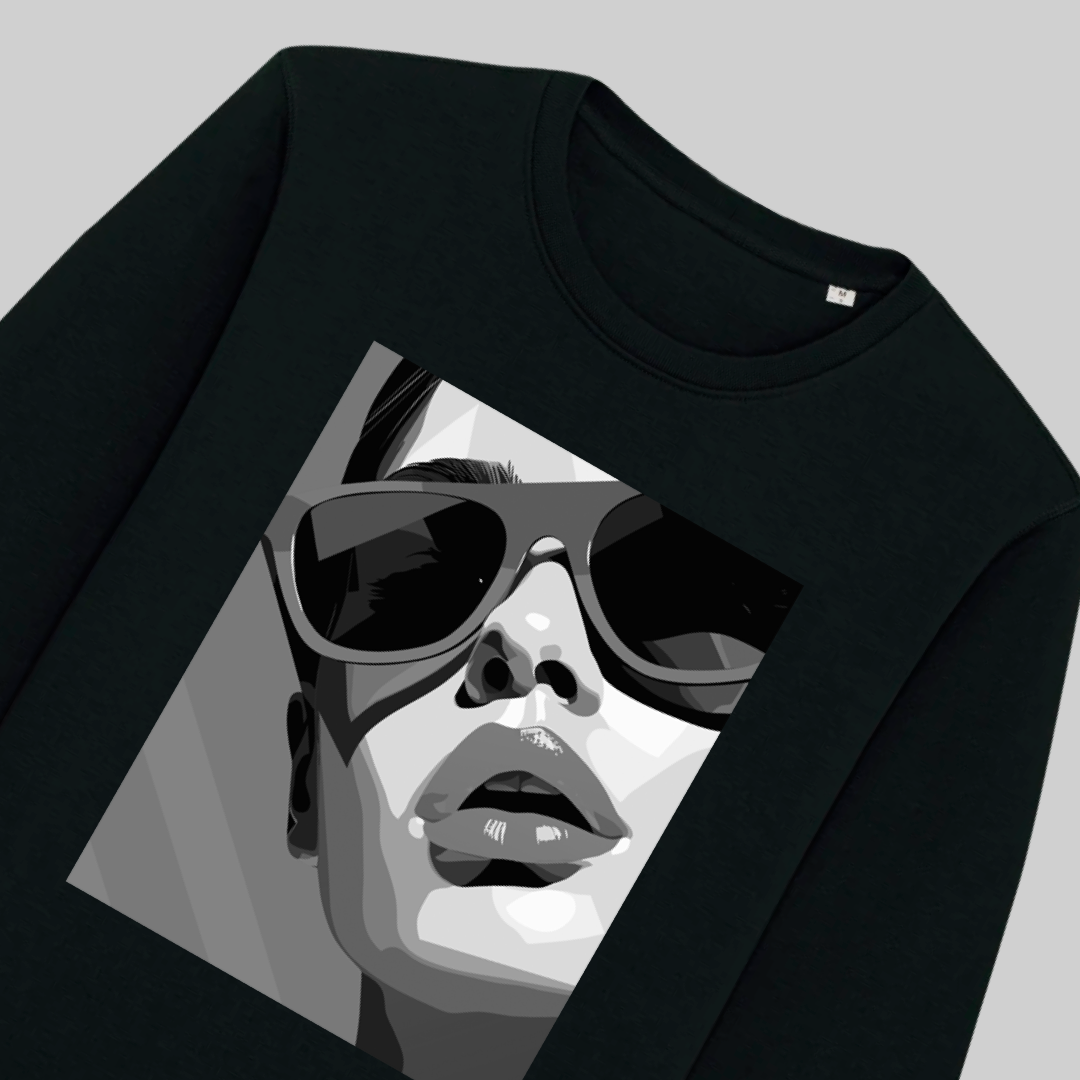 Damen-Sweater aus Bio-Baumwolle – „epic woman“