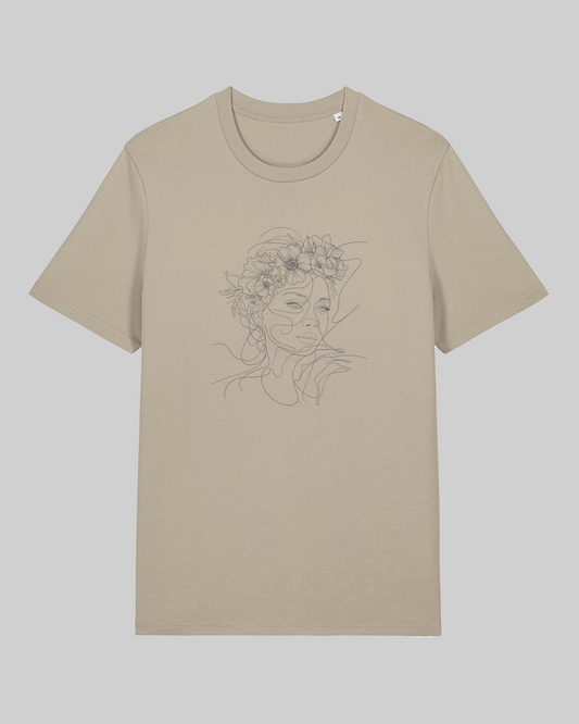 Damen-Shirt aus Premium Baumwolle – „ Fine line woman“