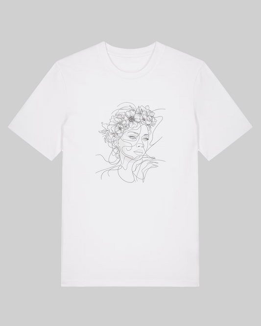 Damen-Shirt aus Premium Baumwolle – „ Fine line woman“