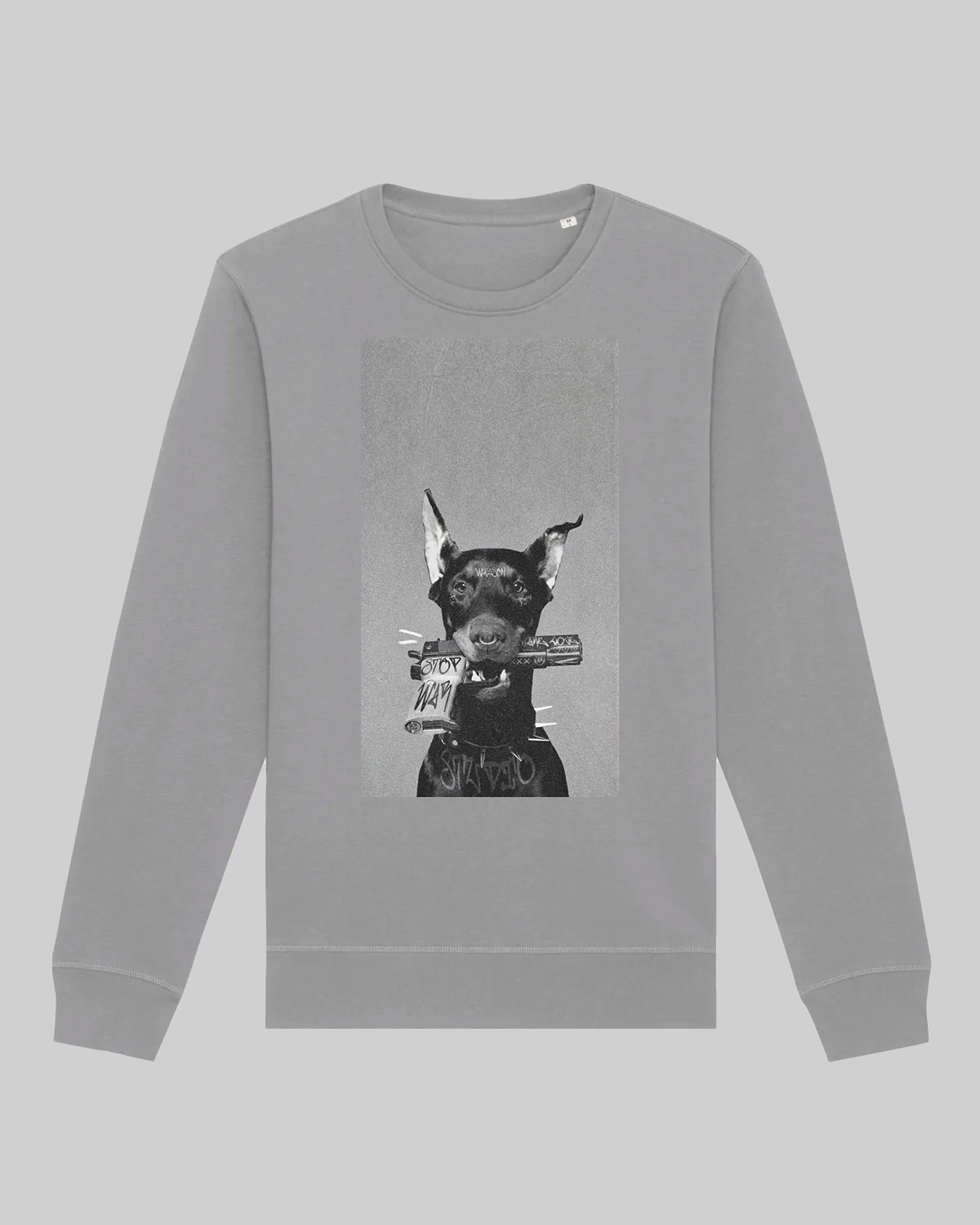 Men’s Organic Cotton Sweater – "stop"