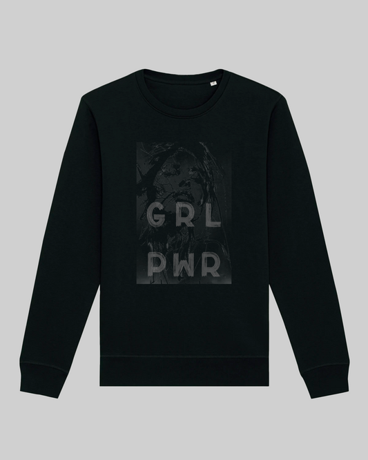 Damen-Sweater aus Premium Baumwolle – „ GRL“