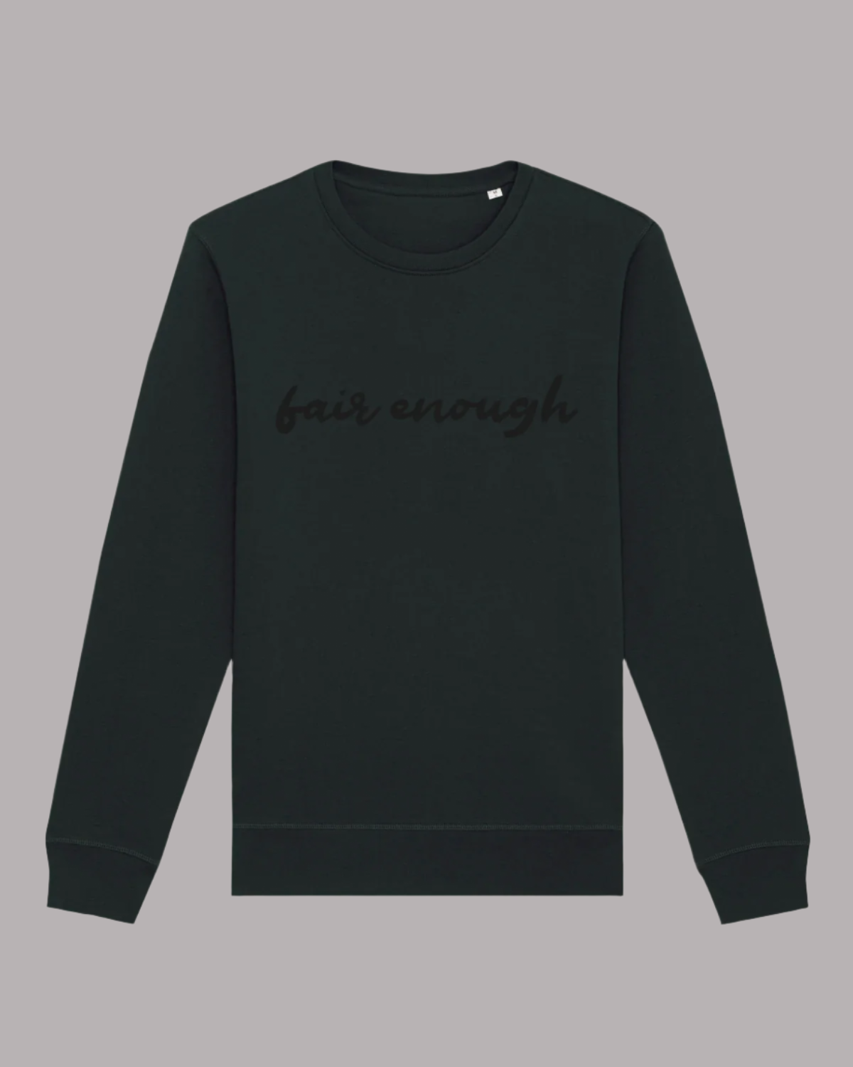 Damen-Sweater aus Bio-Baumwolle – „fair enough“