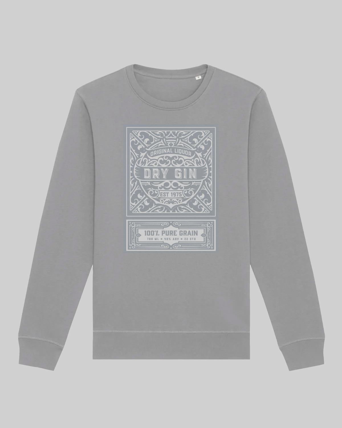 Herren-Sweater aus Premium-Baumwolle – "dry gin"