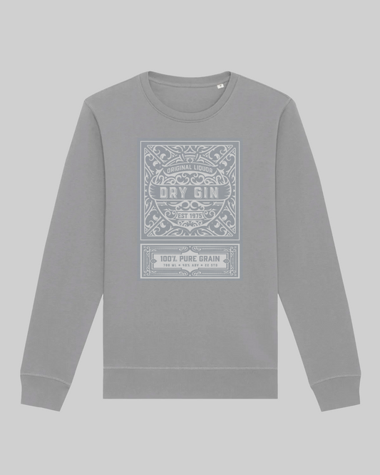 Herren-Sweater aus Premium-Baumwolle – "dry gin"
