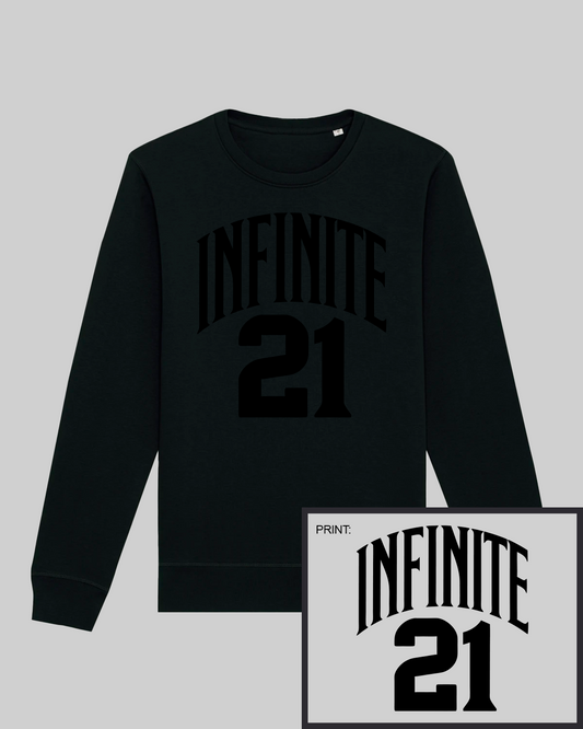 Herren-Sweater aus Baumwolle – "Infinite21"