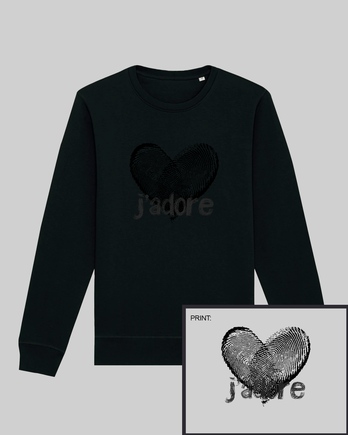 Damen-Sweater aus Premium Baumwolle – „ Herz“