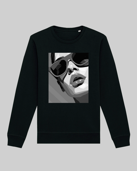 Damen-Sweater aus Bio-Baumwolle – „epic woman“