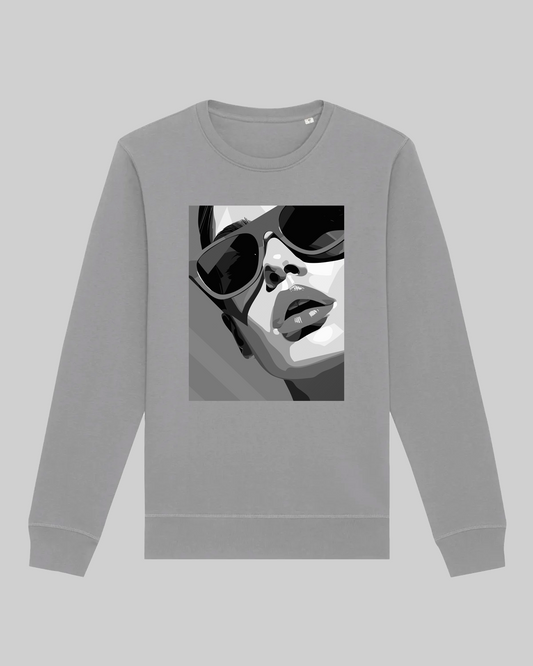 Damen-Sweater aus Premium-Baumwolle – „epic woman“