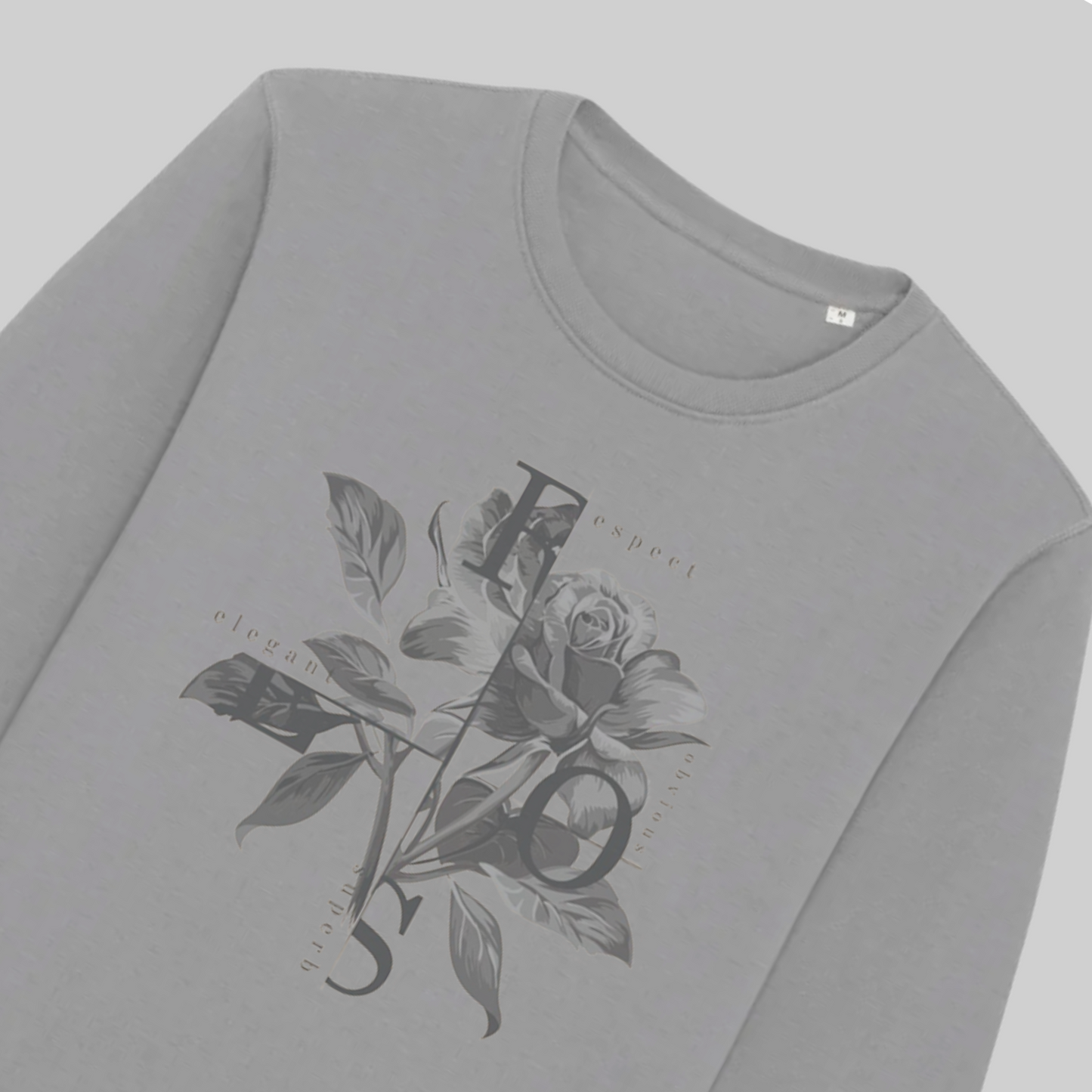 Damen-Sweater aus Premium Baumwolle – „ Flowers“