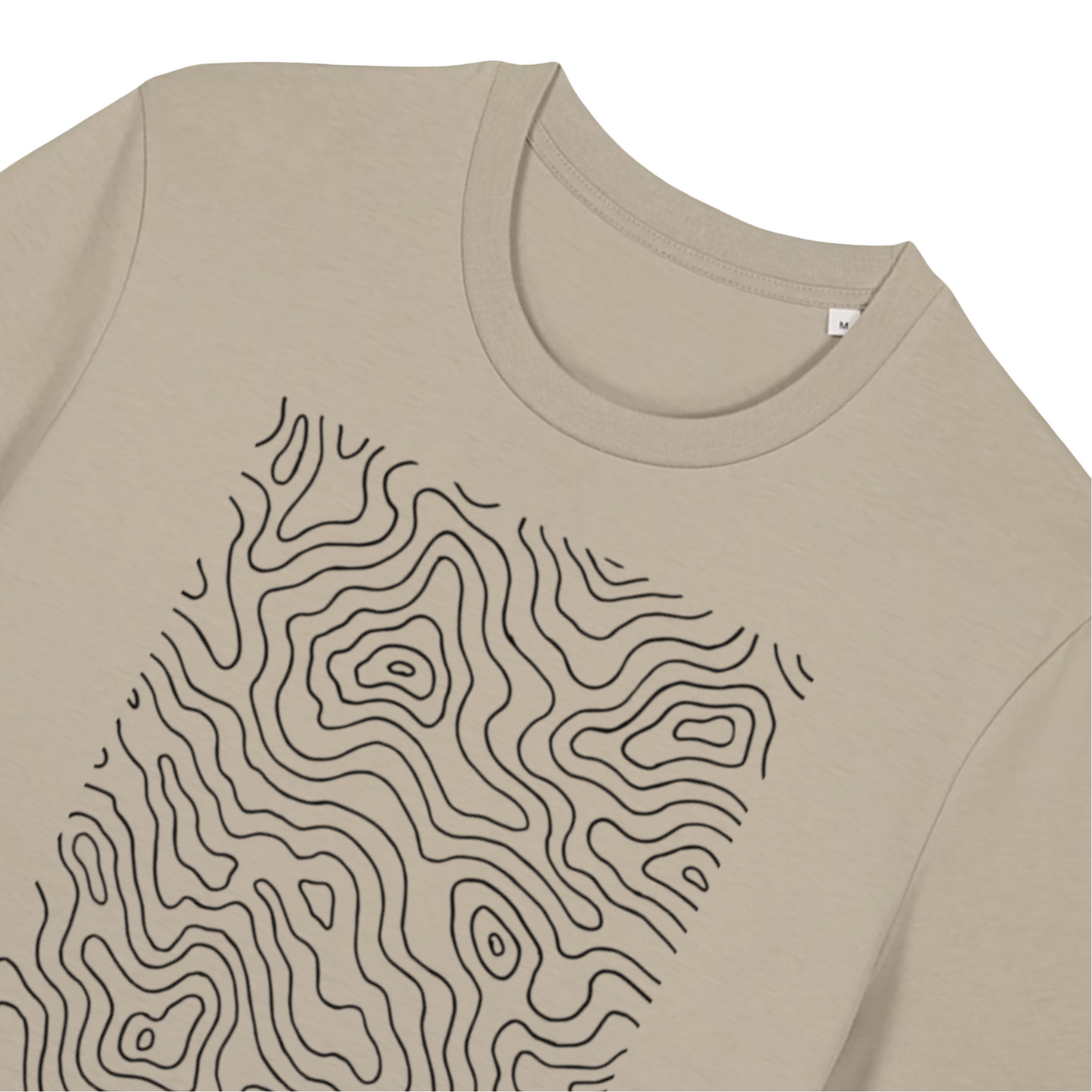 Herren-Shirt aus Premium Baumwolle – „ Topographical Map“