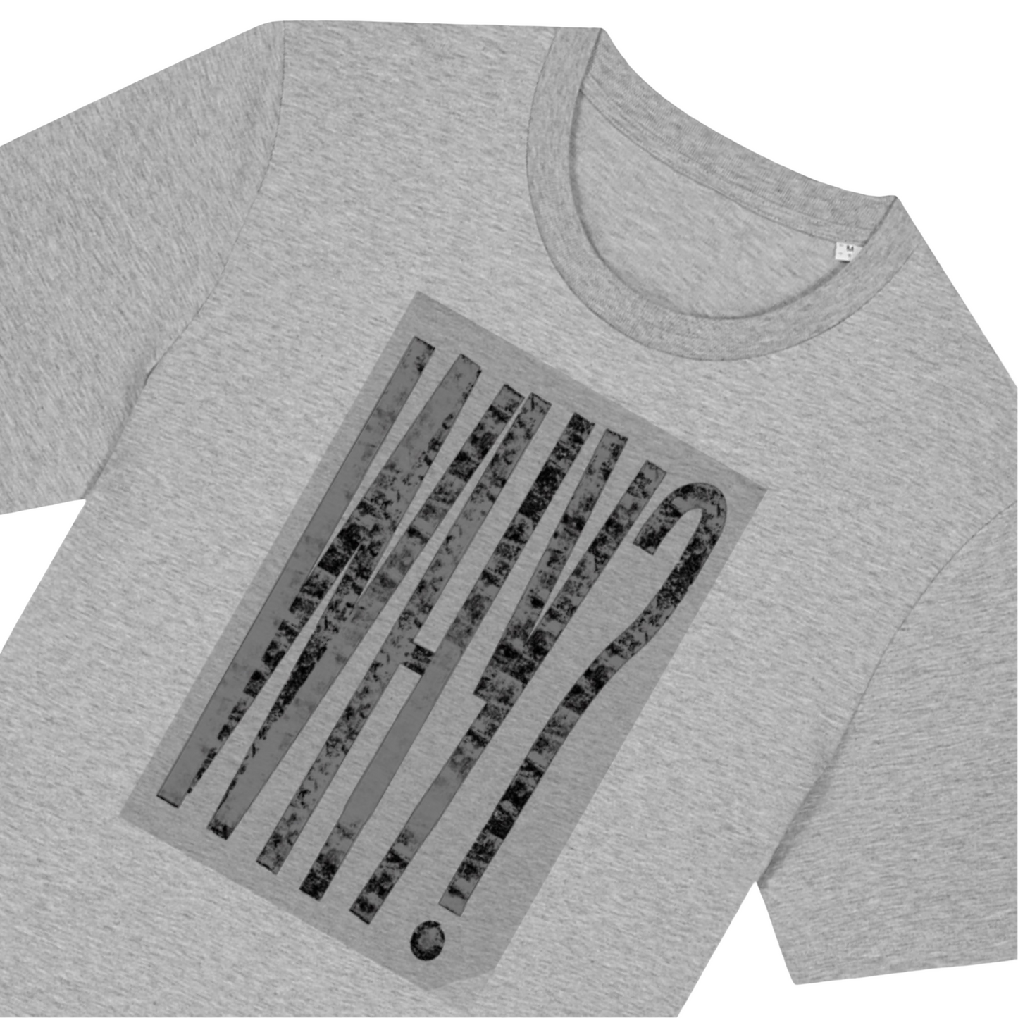 T-Shirt unisex premium cotone organico – "Why?"