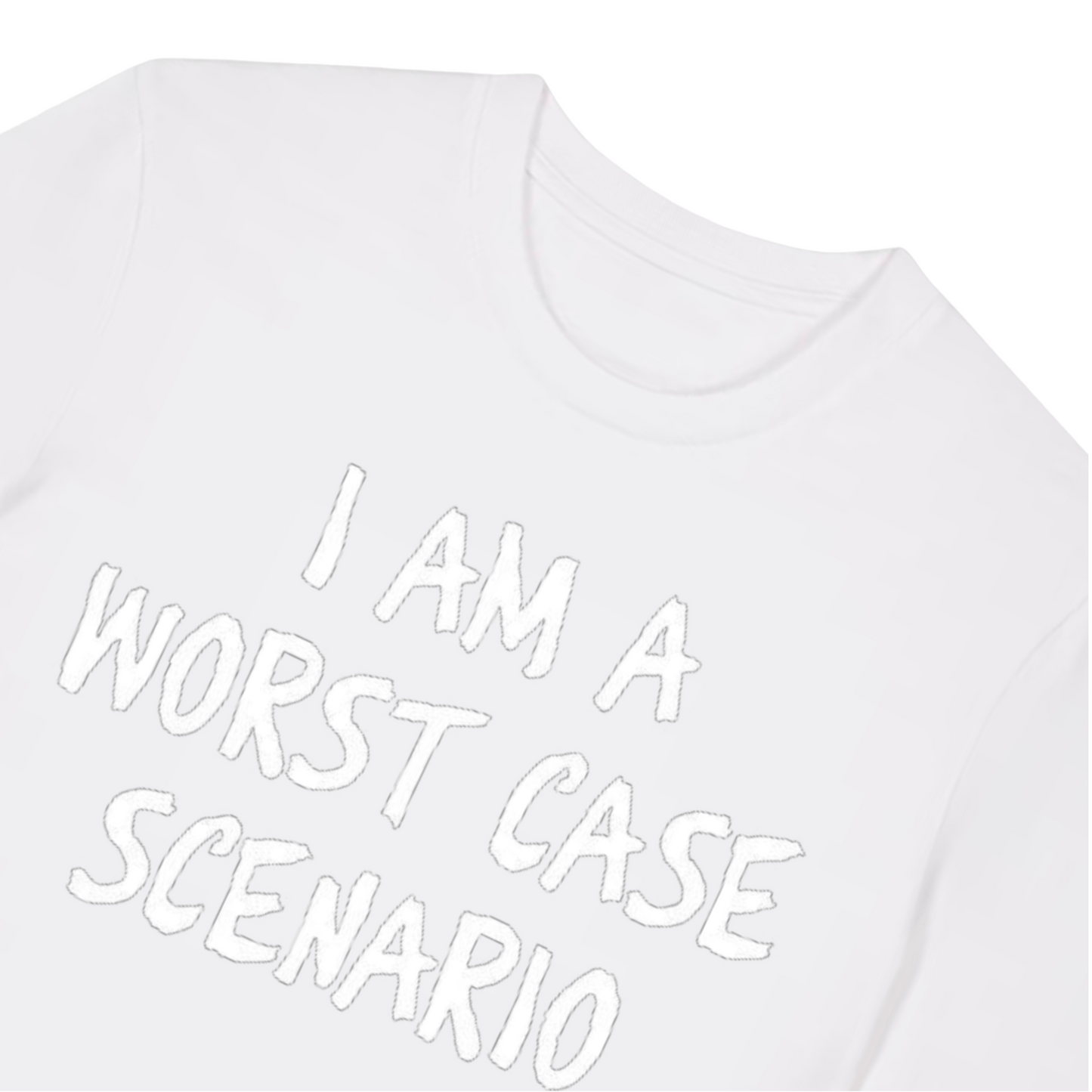 Unisex-Shirt aus Premium Bio-Baumwolle – „ worst case“
