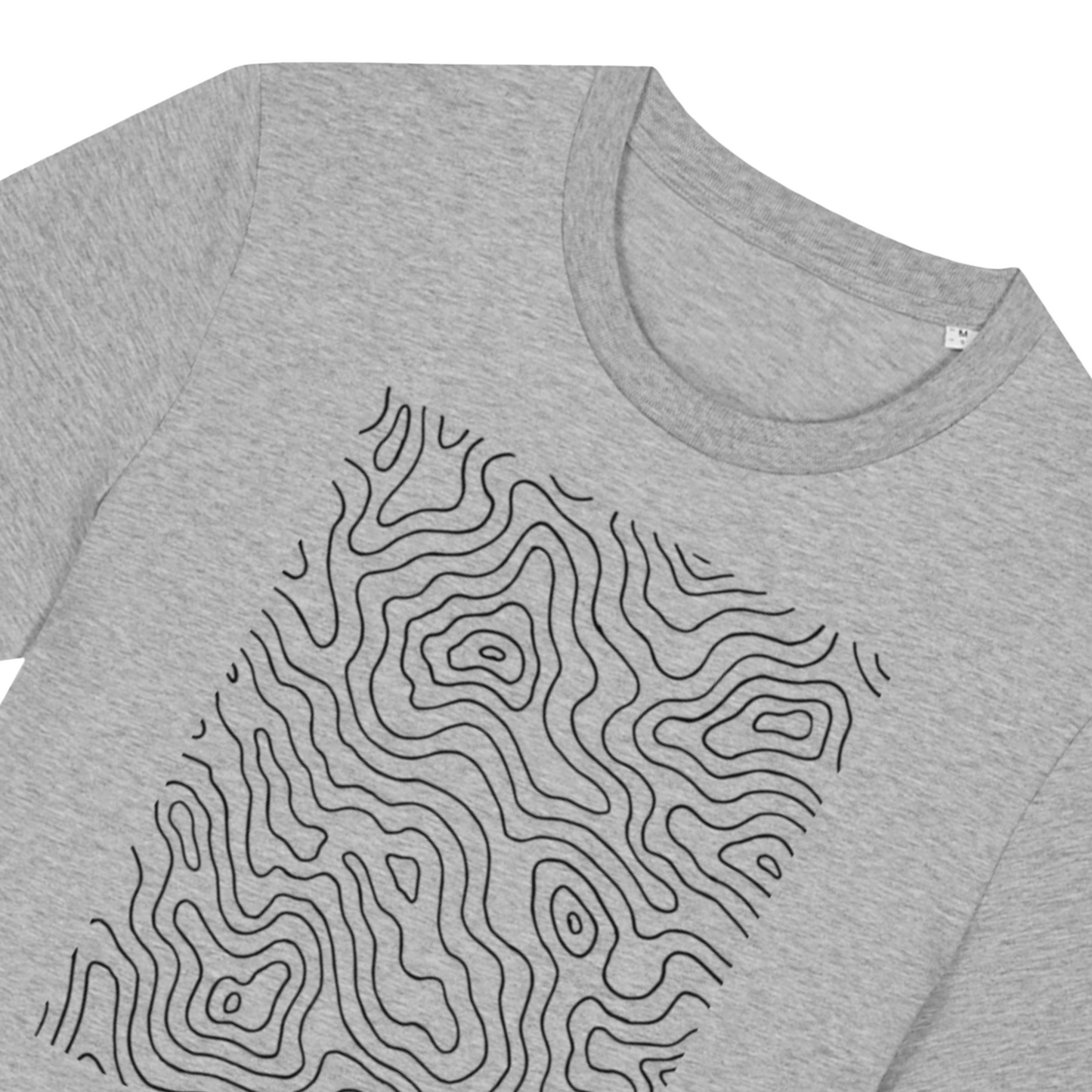 Herren-Shirt aus Premium Baumwolle – „Topographical Map“