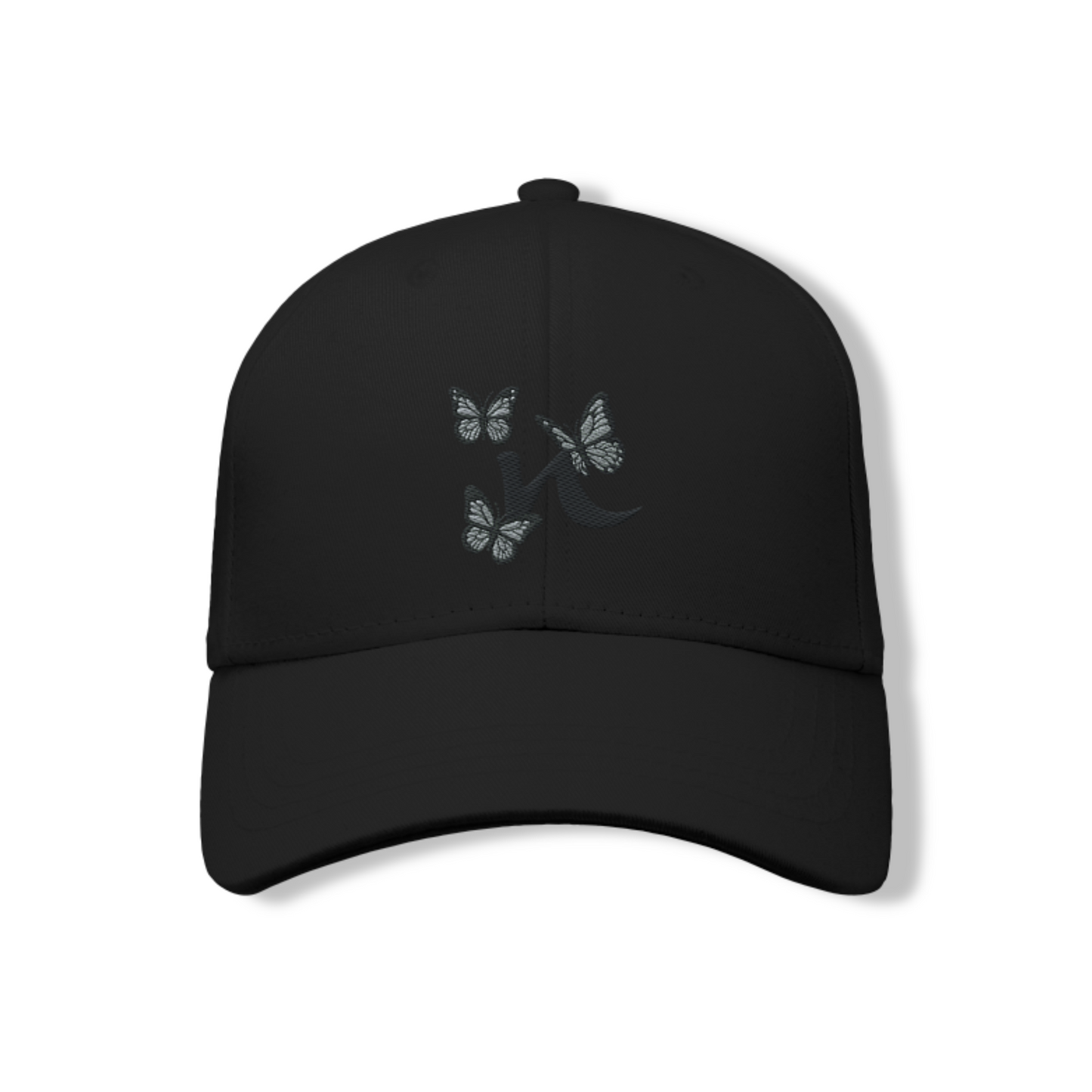 Women's Cotton Cap – Butterfly Embroidery