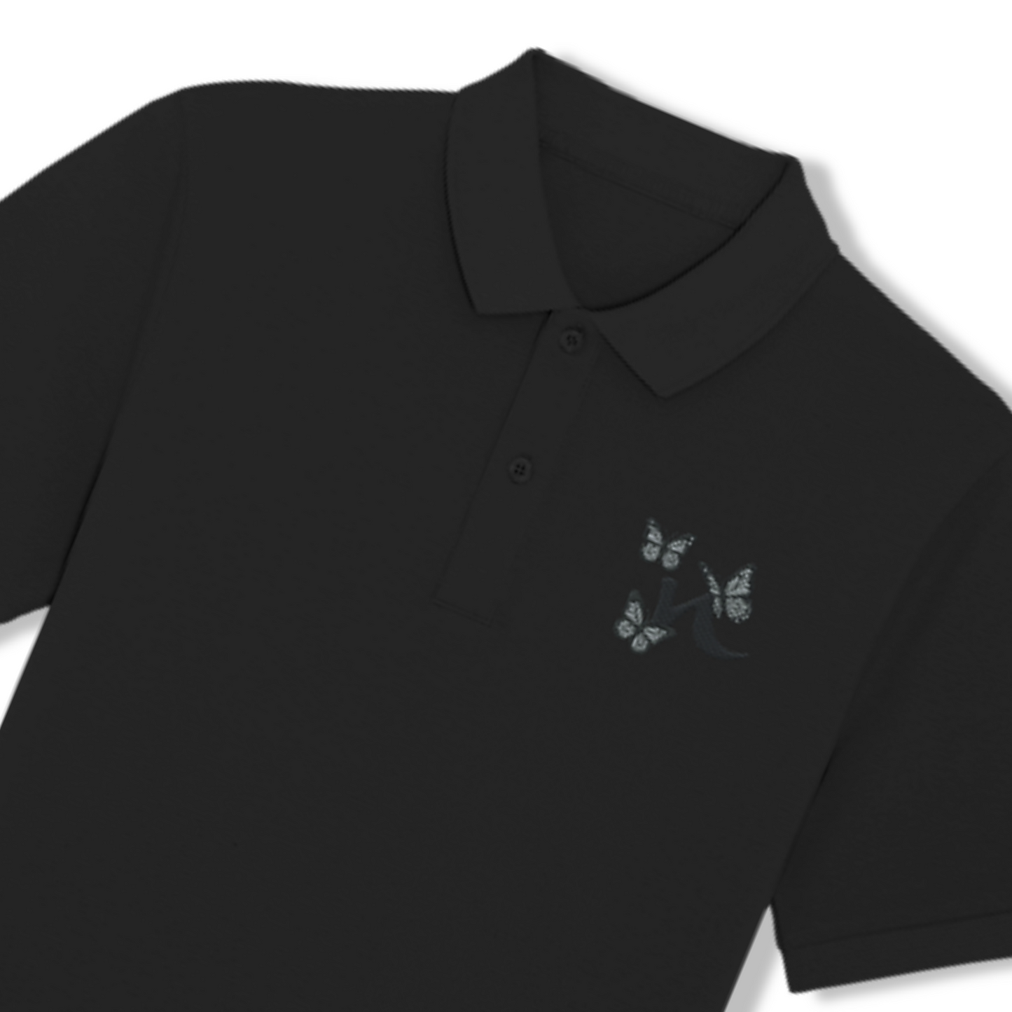 Women's Polo Shirt – Butterfly Embroidery