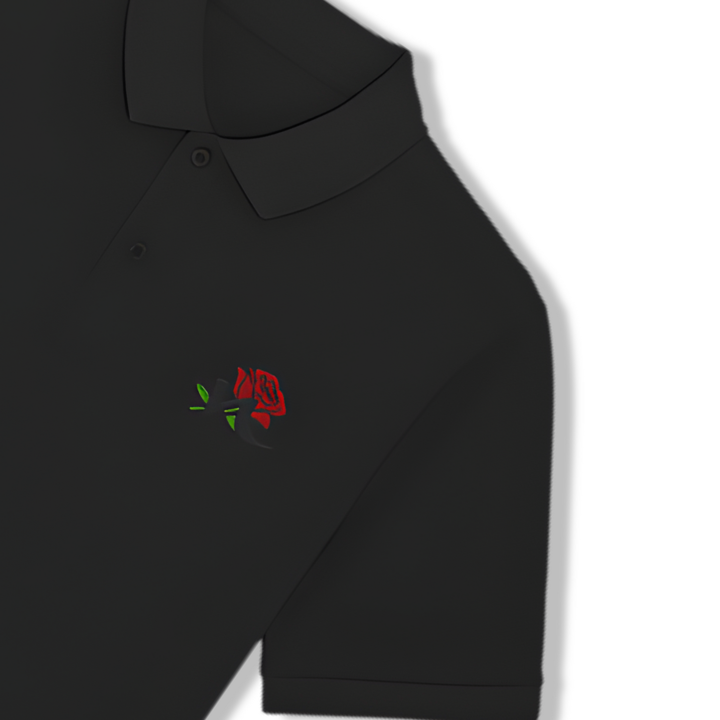 Polo Donna – Ricamo Rosa