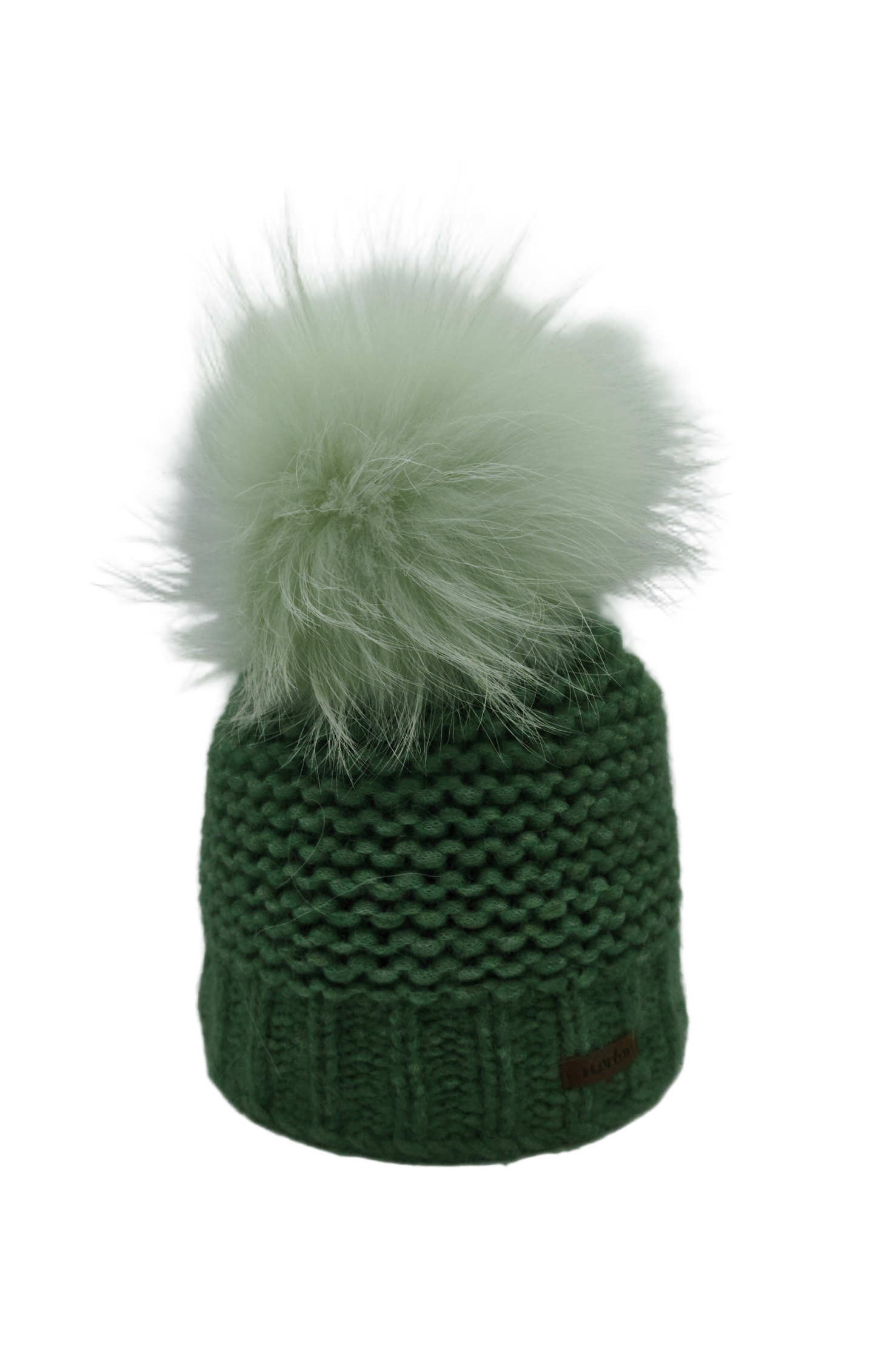 7327 - bonnet en laine d'alpaga avec pompon