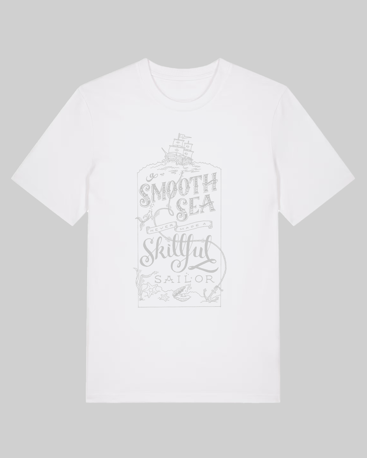 Man's Premium Cotton Shirt – "smooth sea"