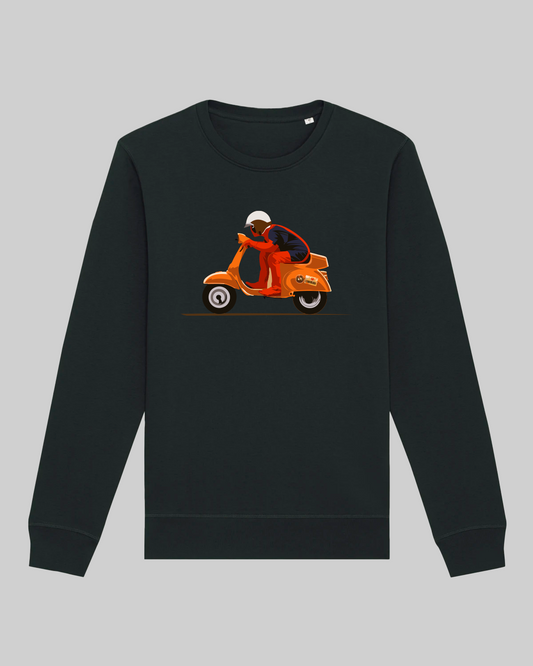 Herren-Sweater aus Premium Baumwolle – "vespa"