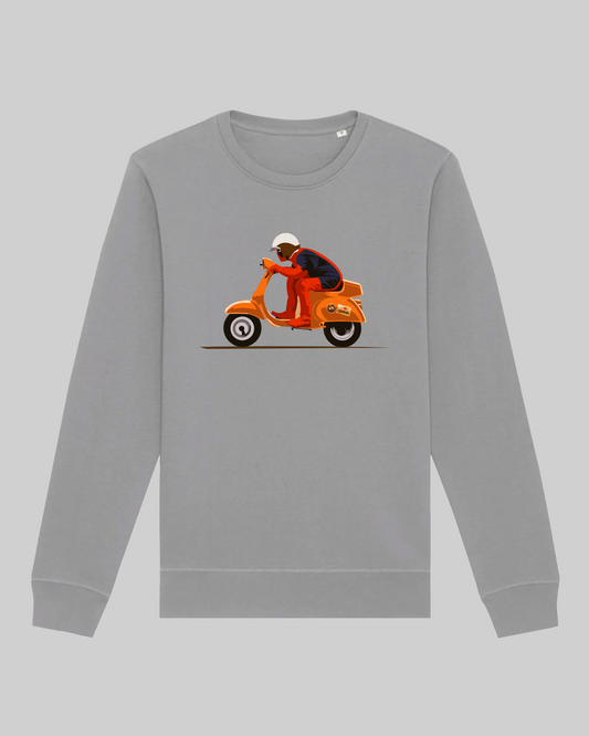 Herren-Sweater aus Premium Baumwolle – "vespa"