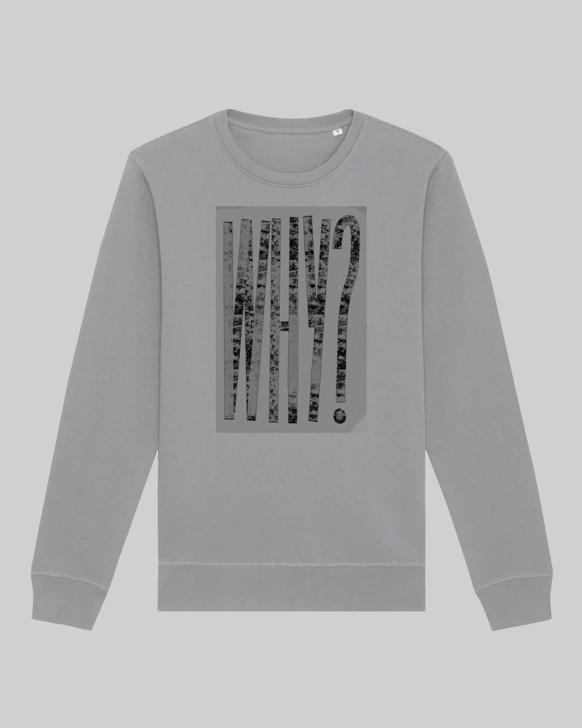Men’s Cotton Sweater – "why?"